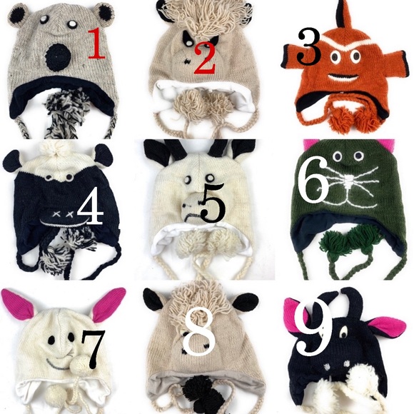 Woolen Animal Beanie - Picture 9 of 9